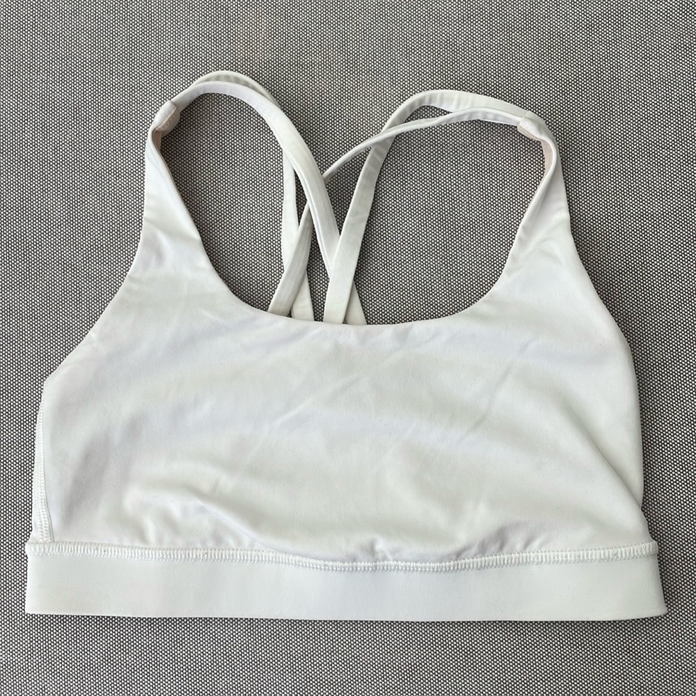 Lululemon Energy Bra White Size 4
